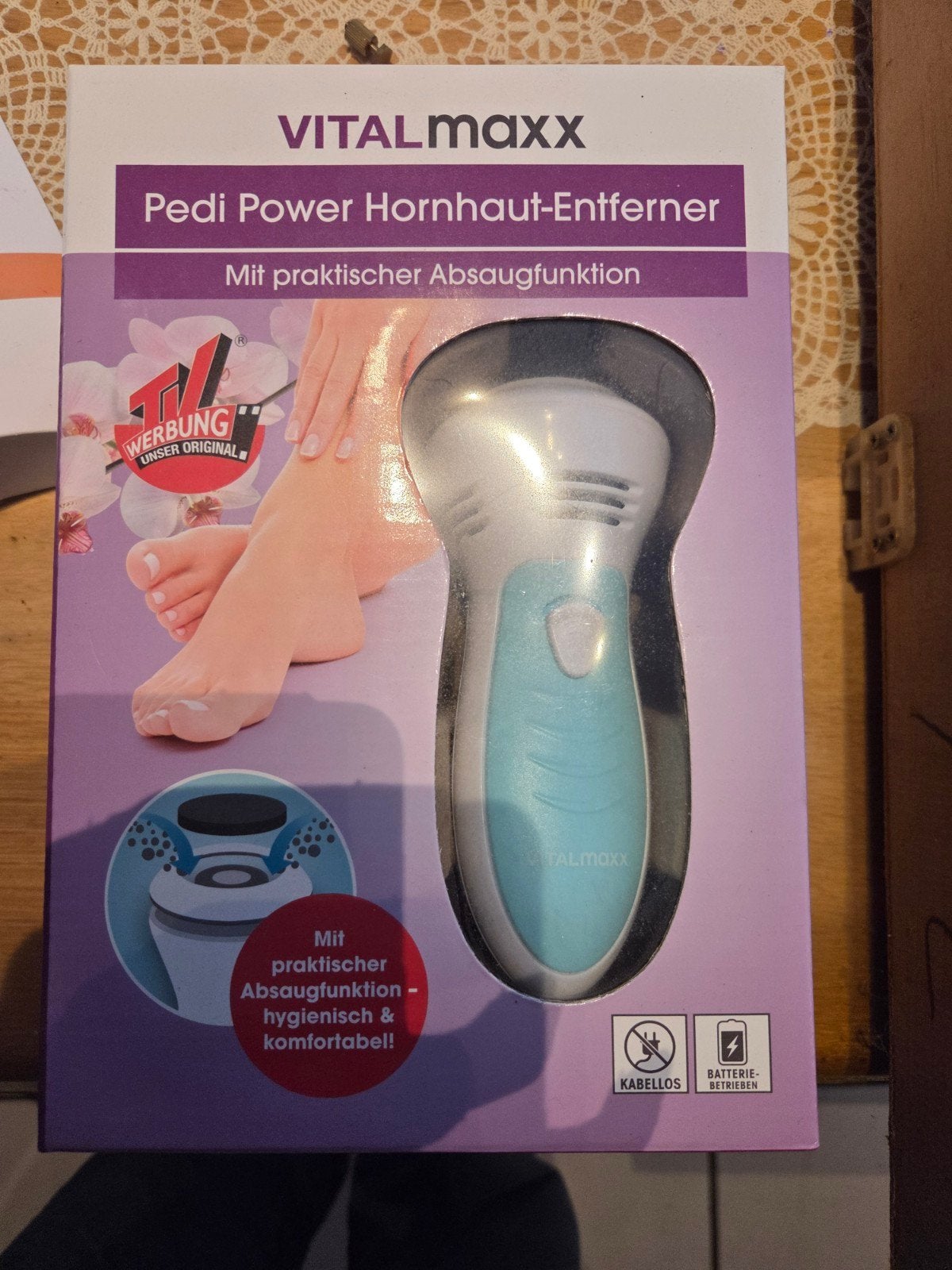 Pedi Power Hornhaut-Entferner met afzuigfunctie, Ophalen of Verzenden, Nieuw, Hand- en Voetverzorging