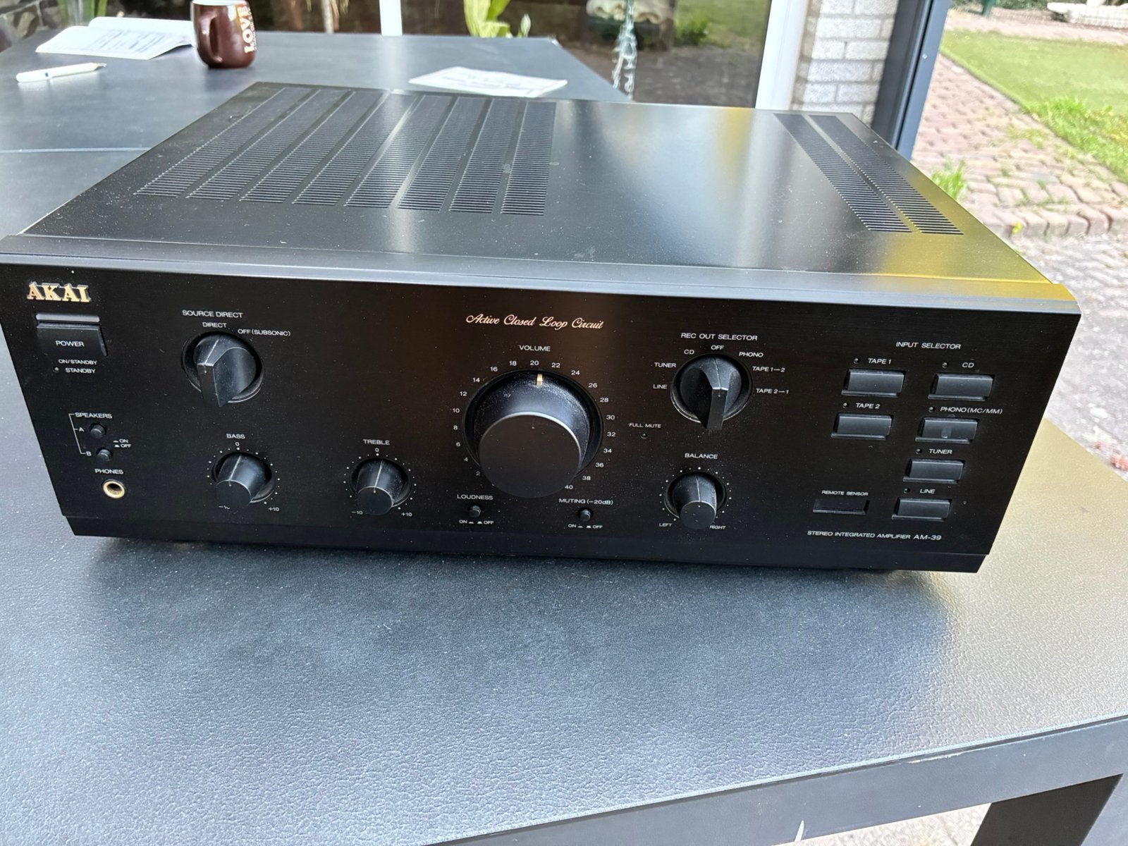 Akai AM 39 versterker, Audio, Tv en Foto, Versterkers en Receivers, Ophalen, Gebruikt, 60 tot 120 watt, Overige merken