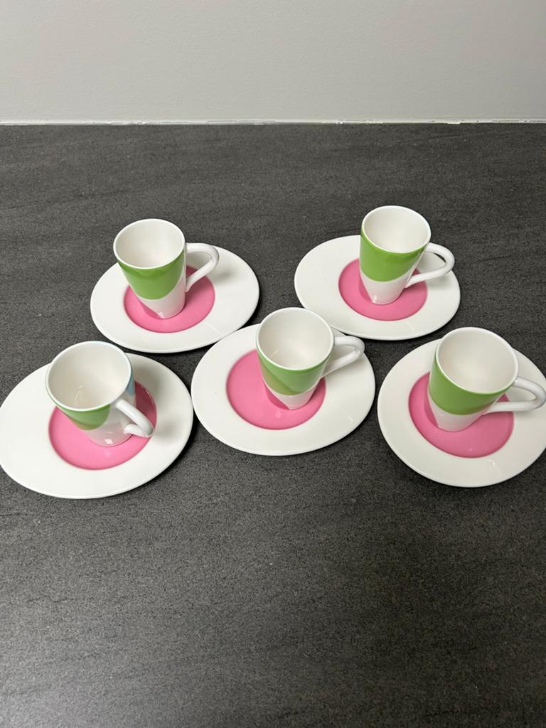 Villeroy & Boch NewWave Caffè Espressokopjes en schotels, Huis en Inrichting, Keuken | Servies, Ophalen of Verzenden, Zo goed als nieuw