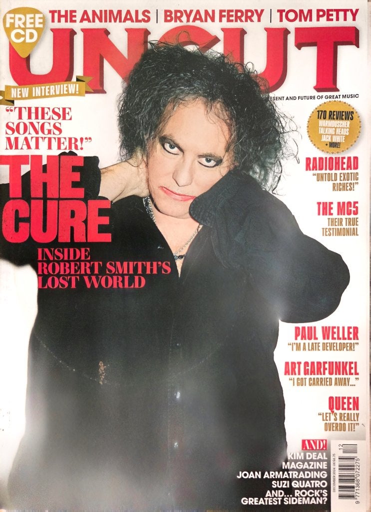 UNCUT 12 2024 Robert Smith Cure Roger Taylor Kim Deal Magazi, Ophalen of Verzenden, Zo goed als nieuw, Muziek, Film of Tv