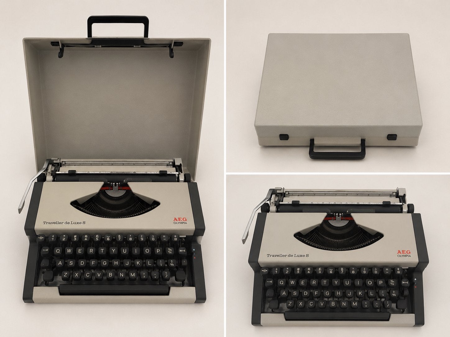 AEG Olympia Traveller de Luxe S Typemachine, Diversen, Typemachines, Ophalen of Verzenden, Gebruikt