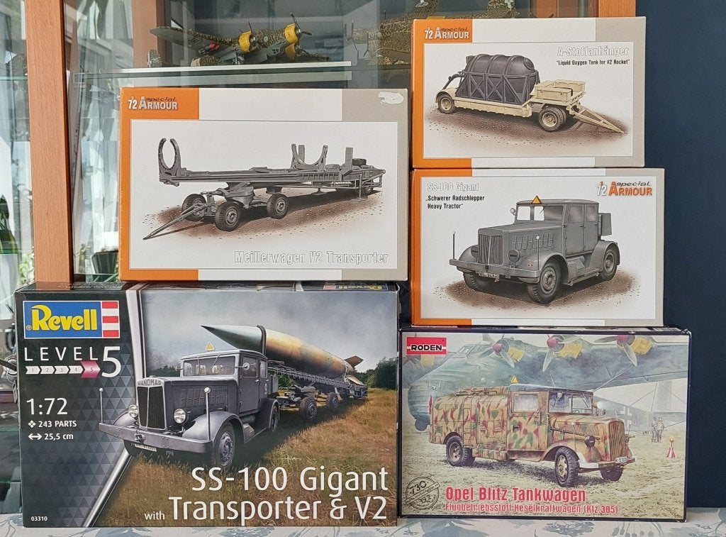 V-2 project voor diorama, Overige merken, 1:50 of kleiner, Overige typen, Nieuw