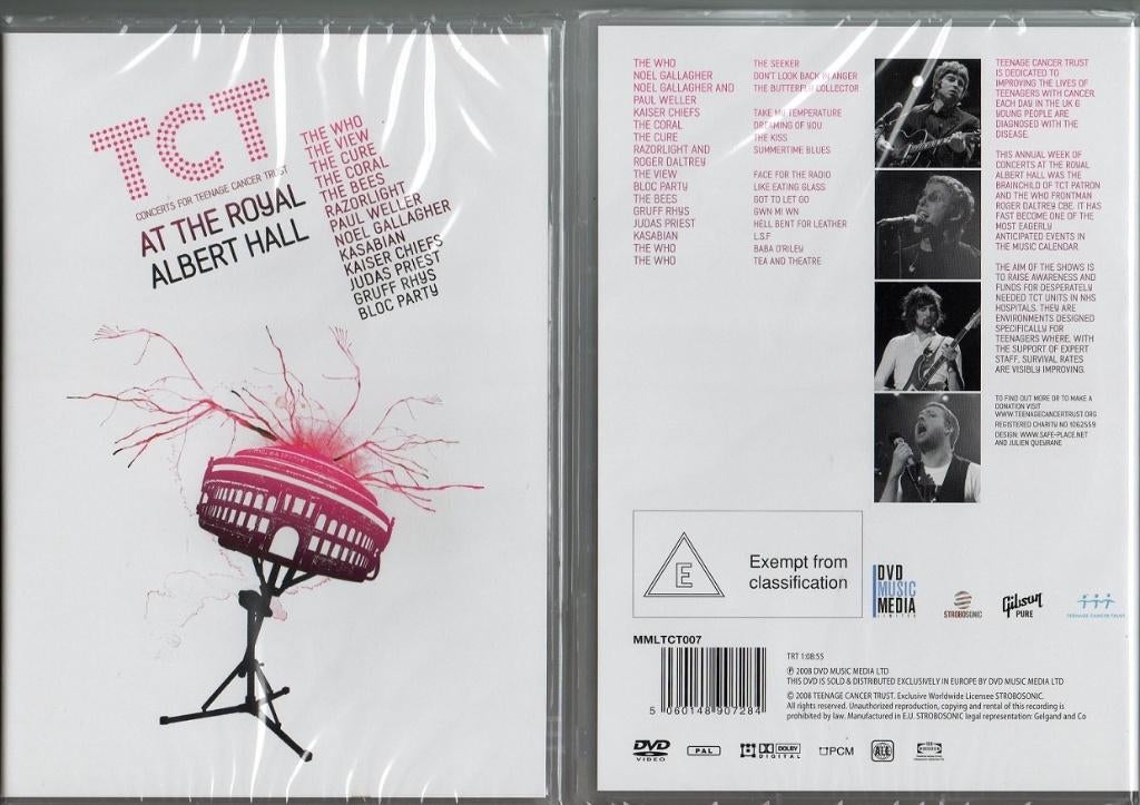 TEENAGE CANCER TRUST AT THE ROYEL ALBERT HALL DVD, Alle leeftijden, Ophalen of Verzenden, Nieuw in verpakking, Muziek en Concerten