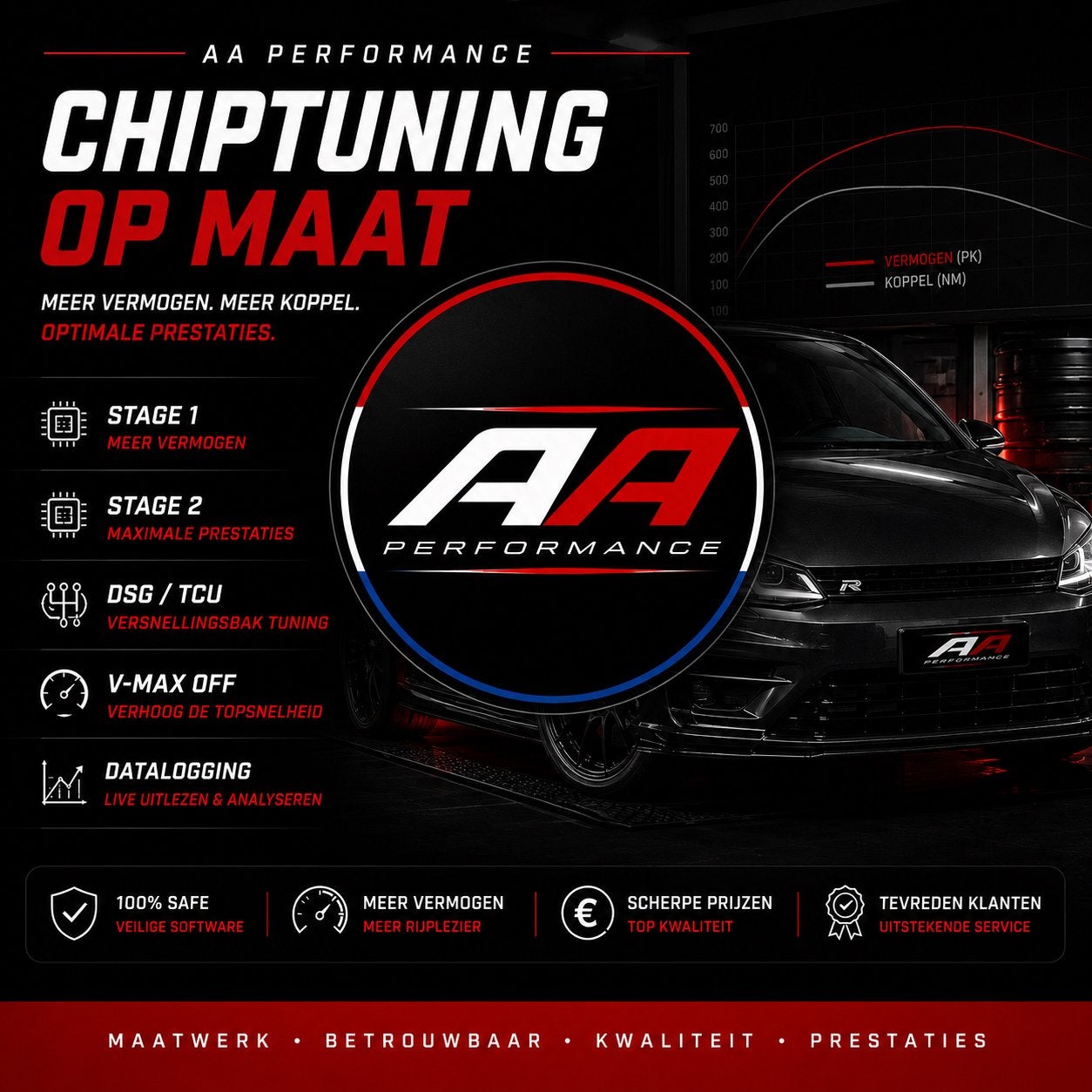 Chiptuning op maat | Stage 1 & 2 | DSG | AA Performance, Ophalen of Verzenden