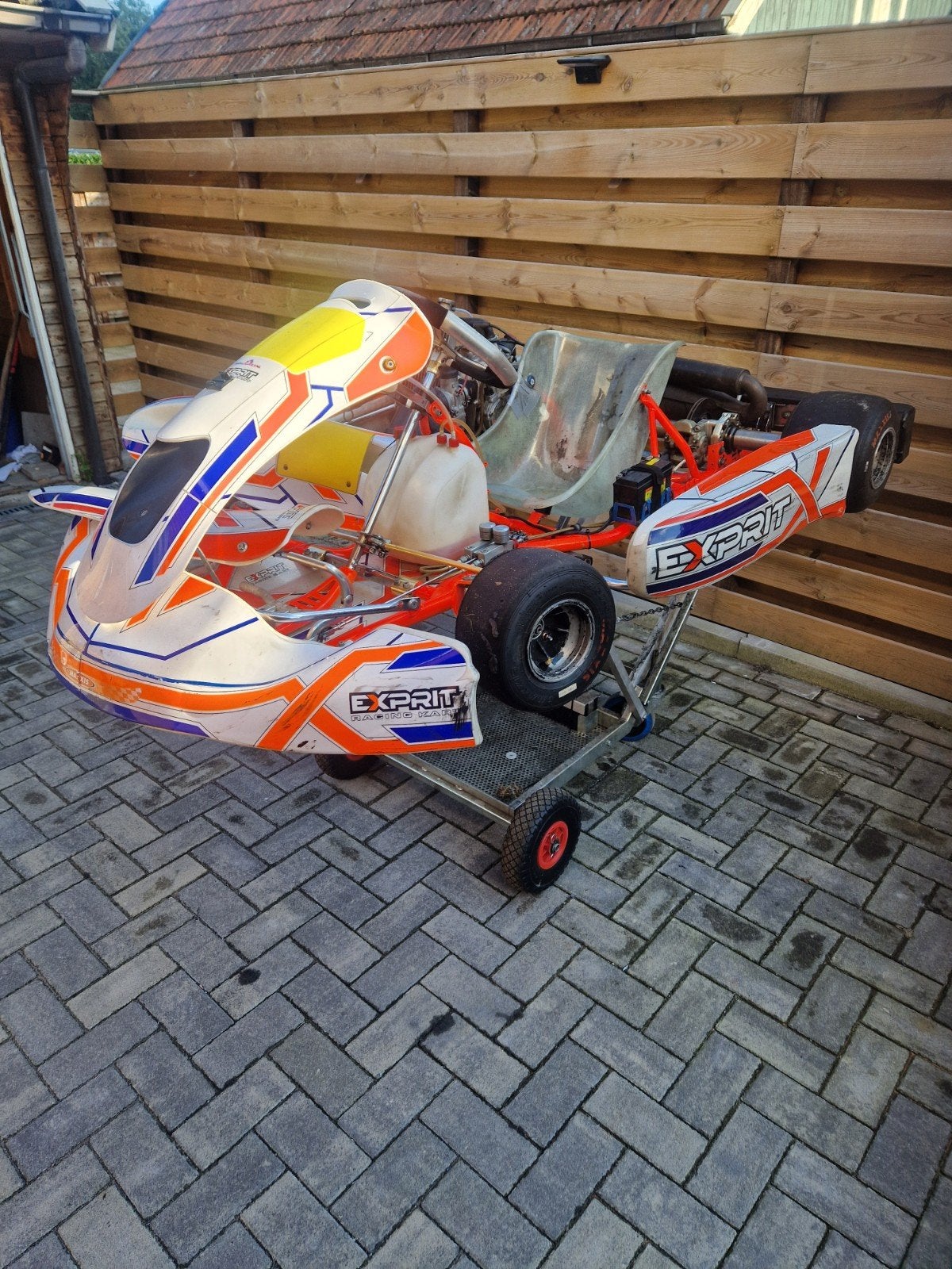 exprit  kart 125cc rotax, Ophalen, Gebruikt, Kart