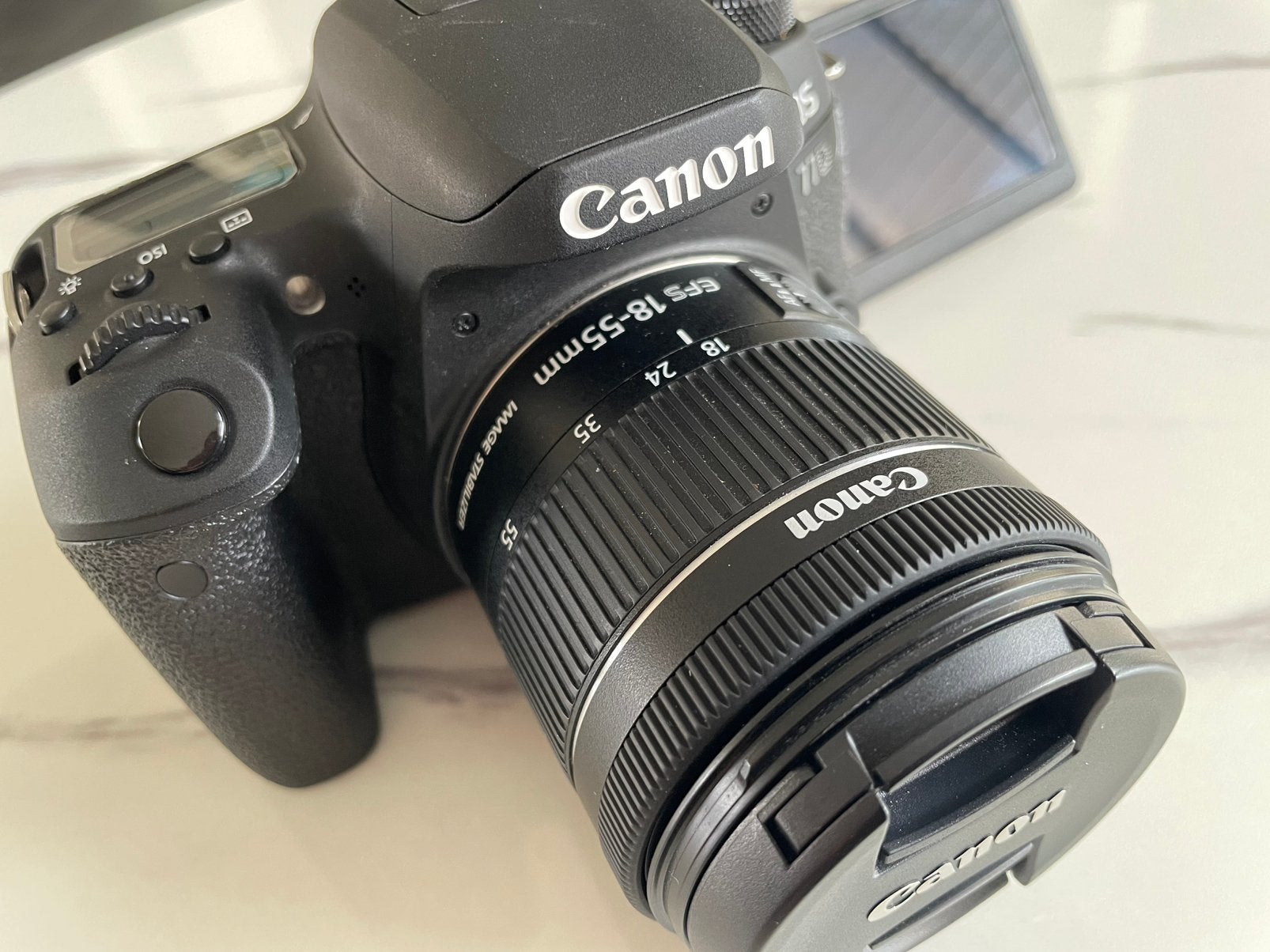 Canon 77D incl lens & accessoires, Audio, Tv en Foto, Fotocamera's Digitaal, Spiegelreflex, Canon, Ingebouwde flitser, Ophalen of Verzenden
