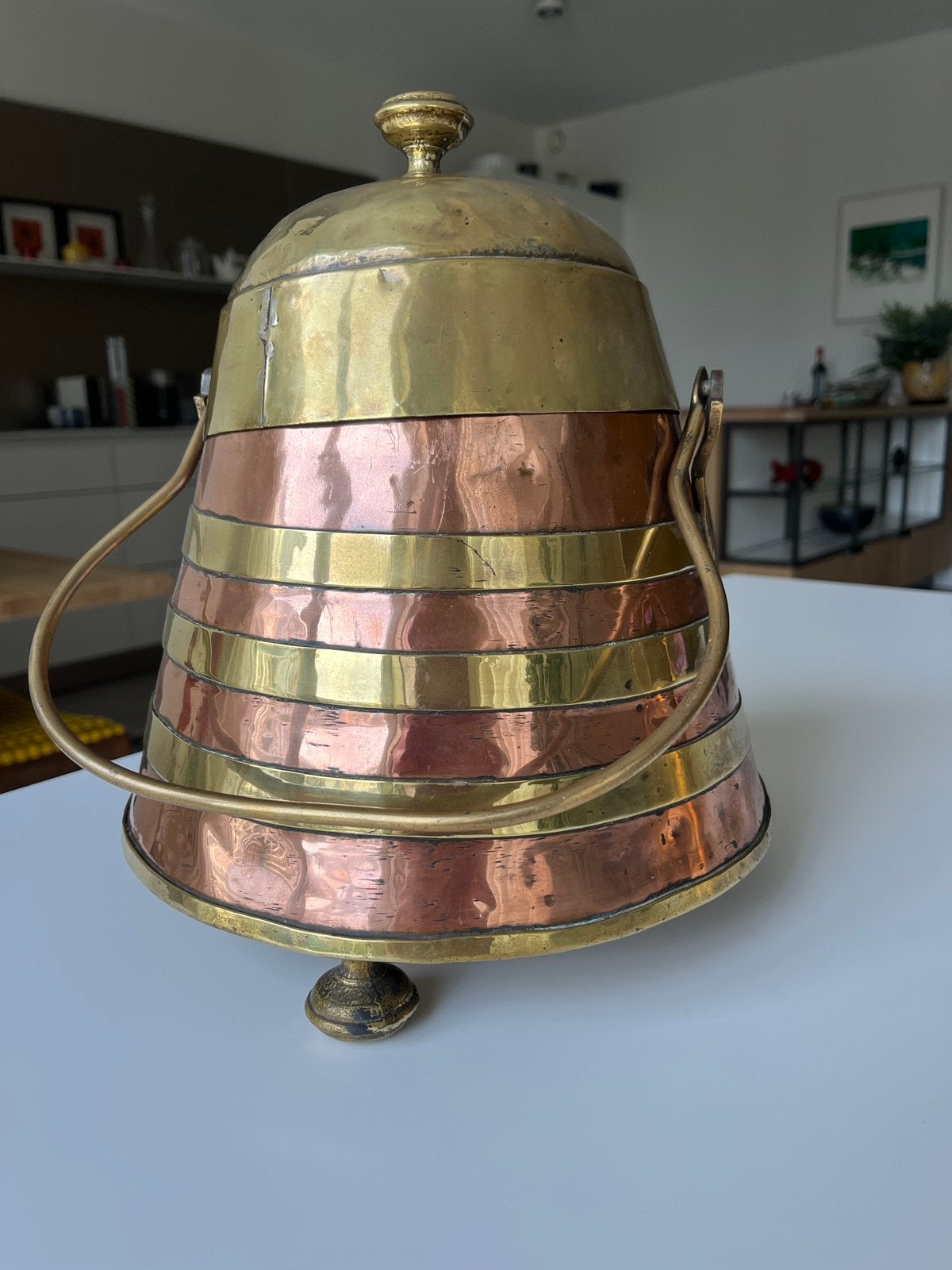Koperen pot, Antiek en Kunst, Ophalen of Verzenden, Koper