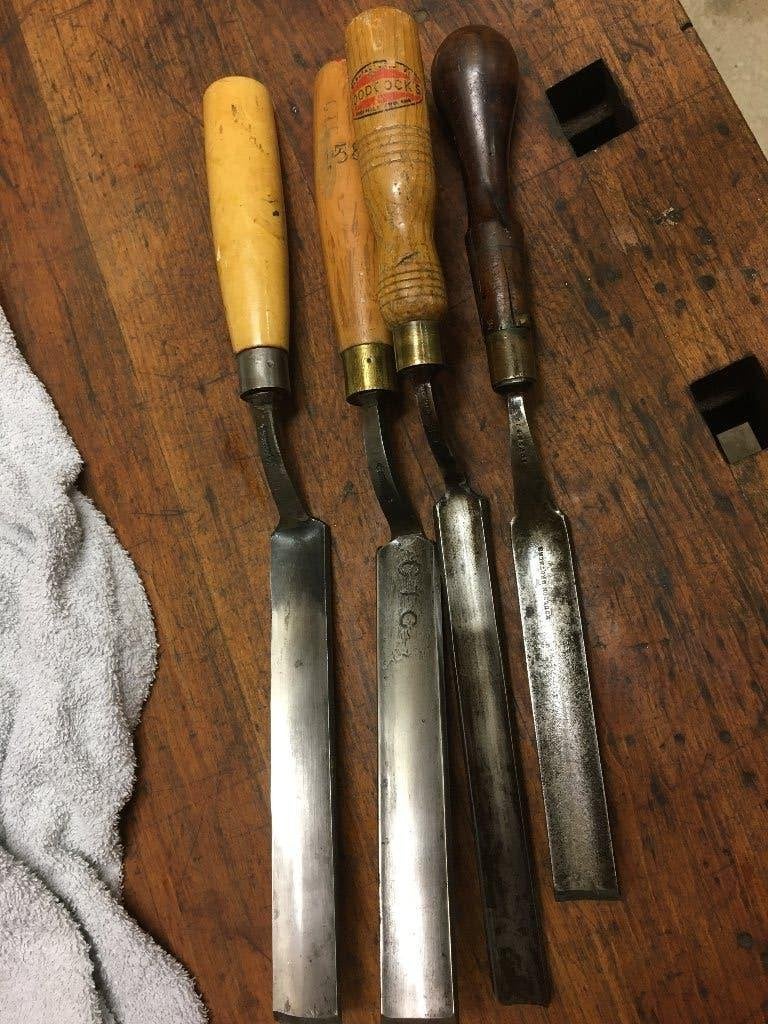 Gebogen gutsen-set van 4, Ophalen of Verzenden