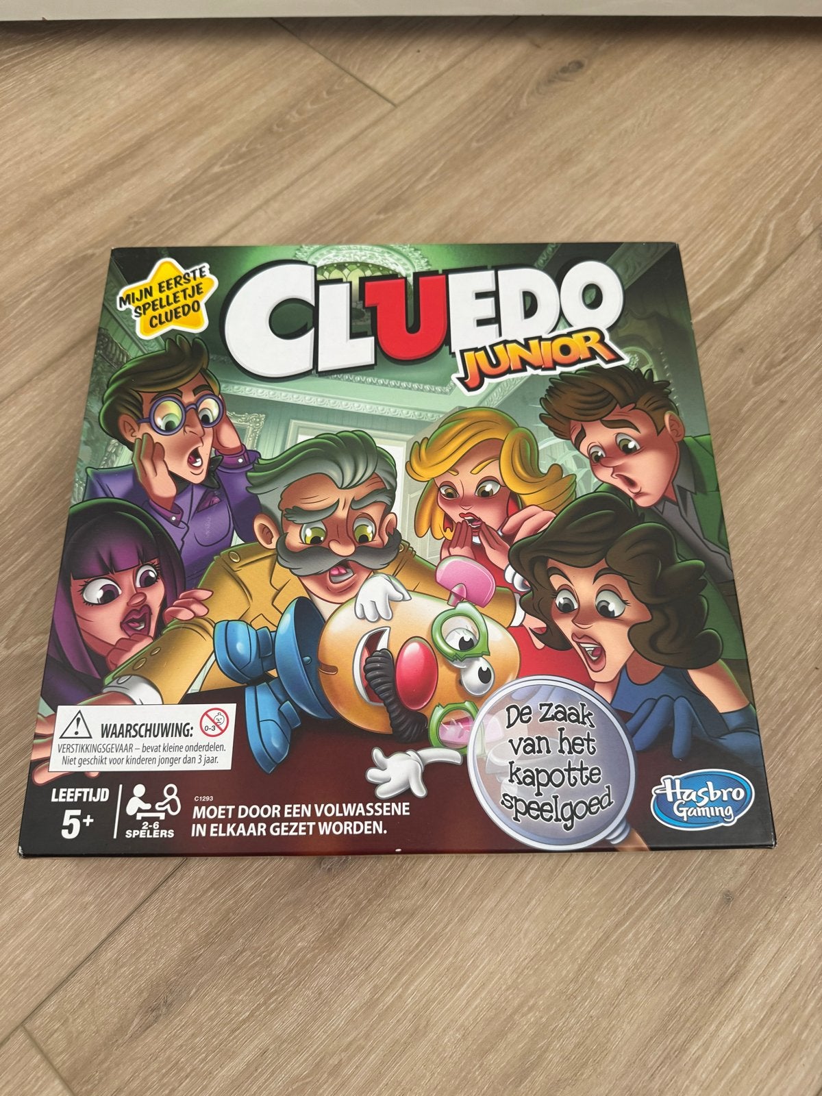 Cluedo Junior: Mijn Eerste Spelletje Cluedo, Drie of vier spelers, Ophalen of Verzenden, Zo goed als nieuw