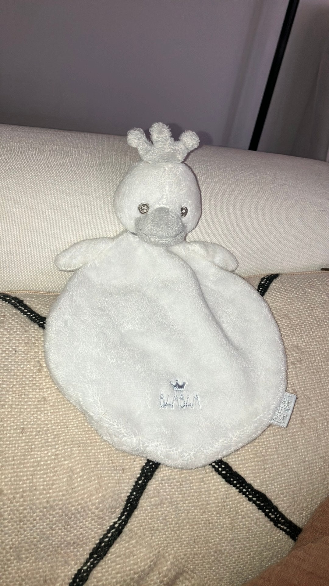 Bambam eend knuffeldoekje, Ophalen of Verzenden, Zo goed als nieuw, Eend