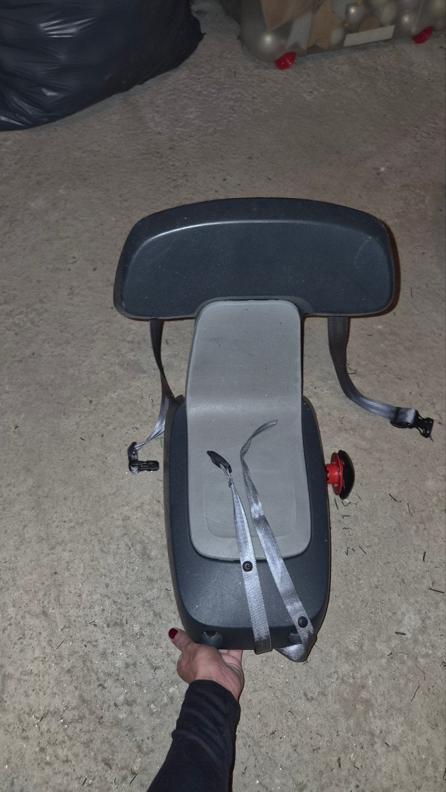 Gebruikt fietsstoeltje voor kinderen polisport, Fietsen en Brommers, Achterzitje, Gebruikt, Onbekend, Ophalen of Verzenden