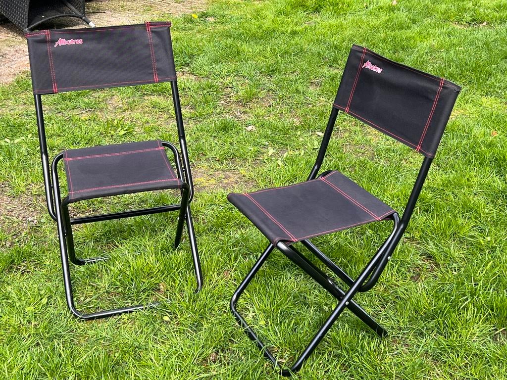 2 x Albatros X Frame Chair Backrest Klapstoel met rugleuning, Ophalen, Zo goed als nieuw, Overige typen