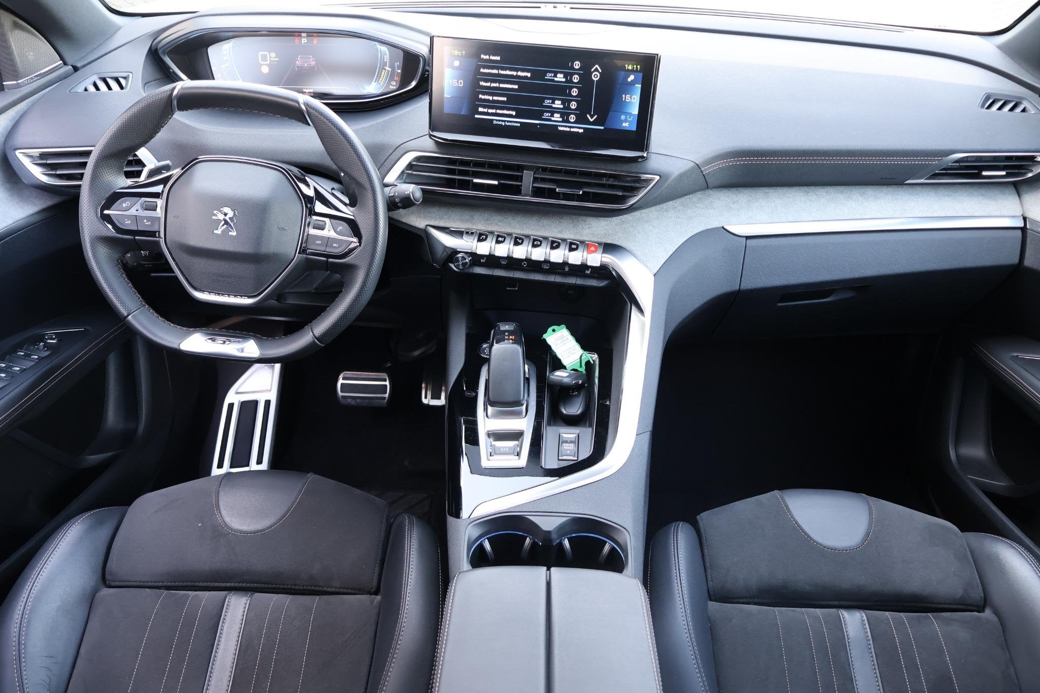 Peugeot 3008 1.6 HYbrid 225 GT Business 1e Eigenaar | Volled, Auto's, Euro 6, Bedrijf, Grijs, Hybride Elektrisch/Benzine