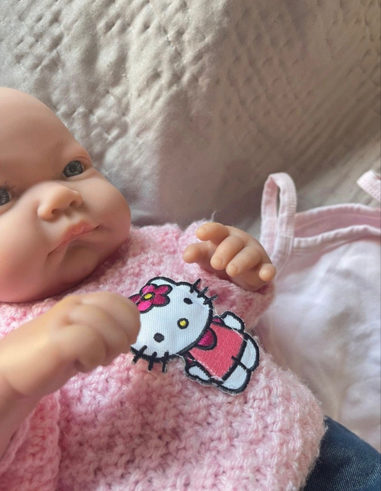 Reborn Baby Pop, Ophalen of Verzenden, Zo goed als nieuw, Pop