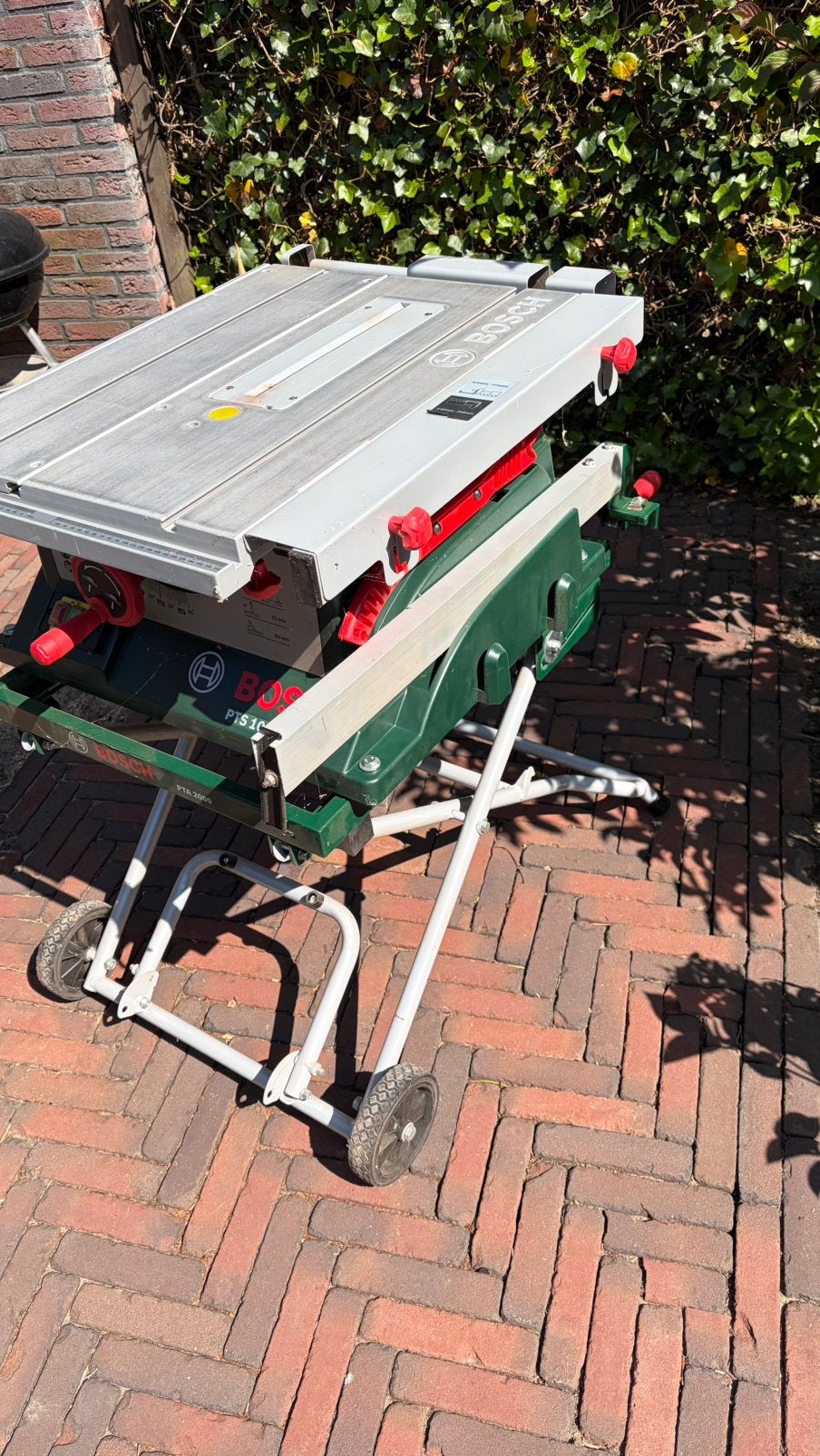 Zaagtafel Bosch PTS10, Doe-het-zelf en Verbouw, Gereedschap | Zaagmachines, Ophalen, Gebruikt