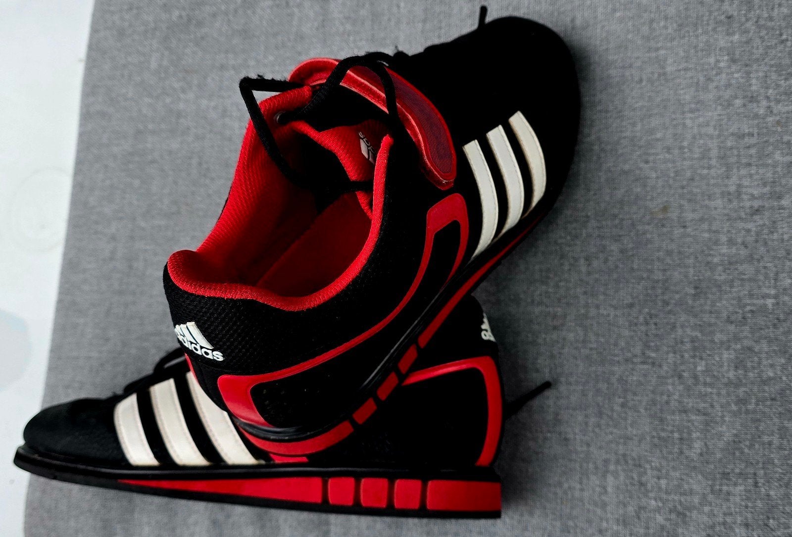 Adidas Powerlift 2 Gewichthefschoenen Zwart/Rood - Maat 41 1, Ophalen of Verzenden