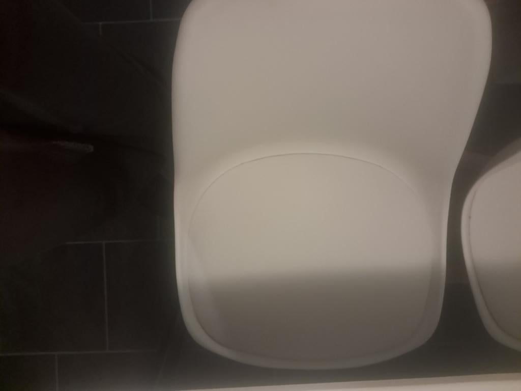 4 kuipstoelen, Ophalen of Verzenden, Zo goed als nieuw, Wit