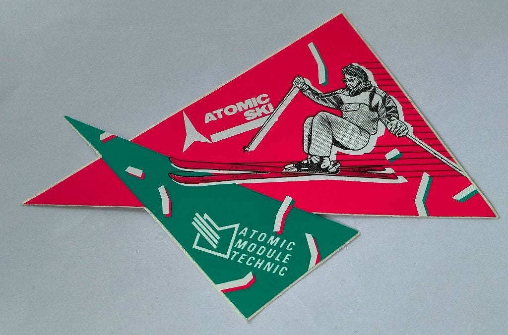 Sticker Atomic ski, Ophalen of Verzenden, Zo goed als nieuw, Bedrijf of Vereniging