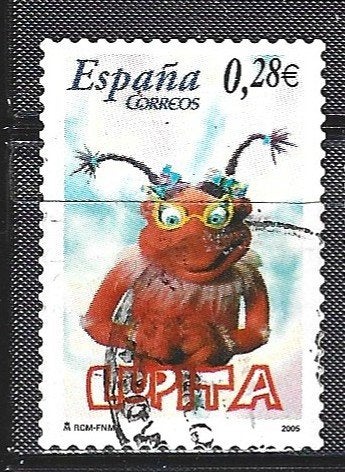 Sp 287- 2005- Spanje/Popje, Postzegels en Munten, Postzegels | Europa | Spanje, Verzenden, Gestempeld