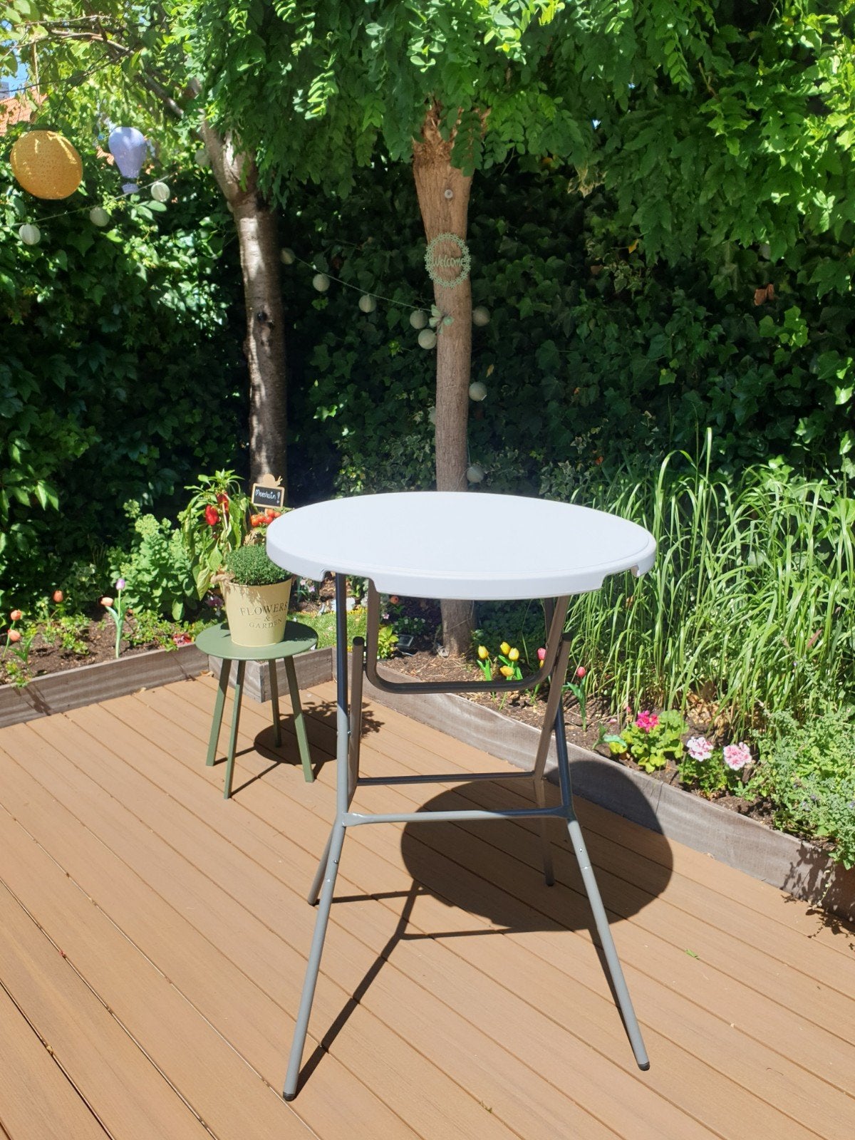 Sta tafels te huur 2 stuks, Ophalen
