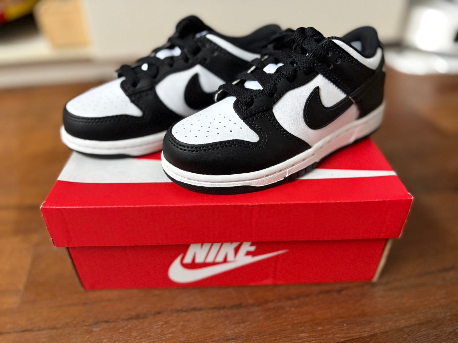 Nike Dunk Low Black/White (PS), Jongen of Meisje, Schoenen, Nieuw, Ophalen of Verzenden