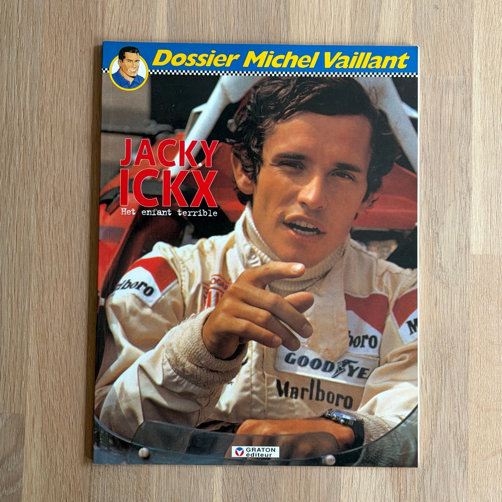 Dossier Michel Vaillant - Jacky Ickx: Het enfant terrible, Ophalen of Verzenden, Zo goed als nieuw