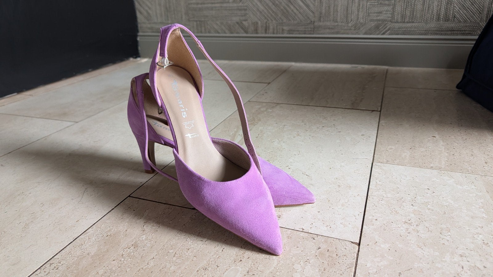 Tamaris Touch It Pumps Lila - Maat 41, Hak 7,5 cm, Tamaris, Pumps, Overige kleuren, Ophalen of Verzenden