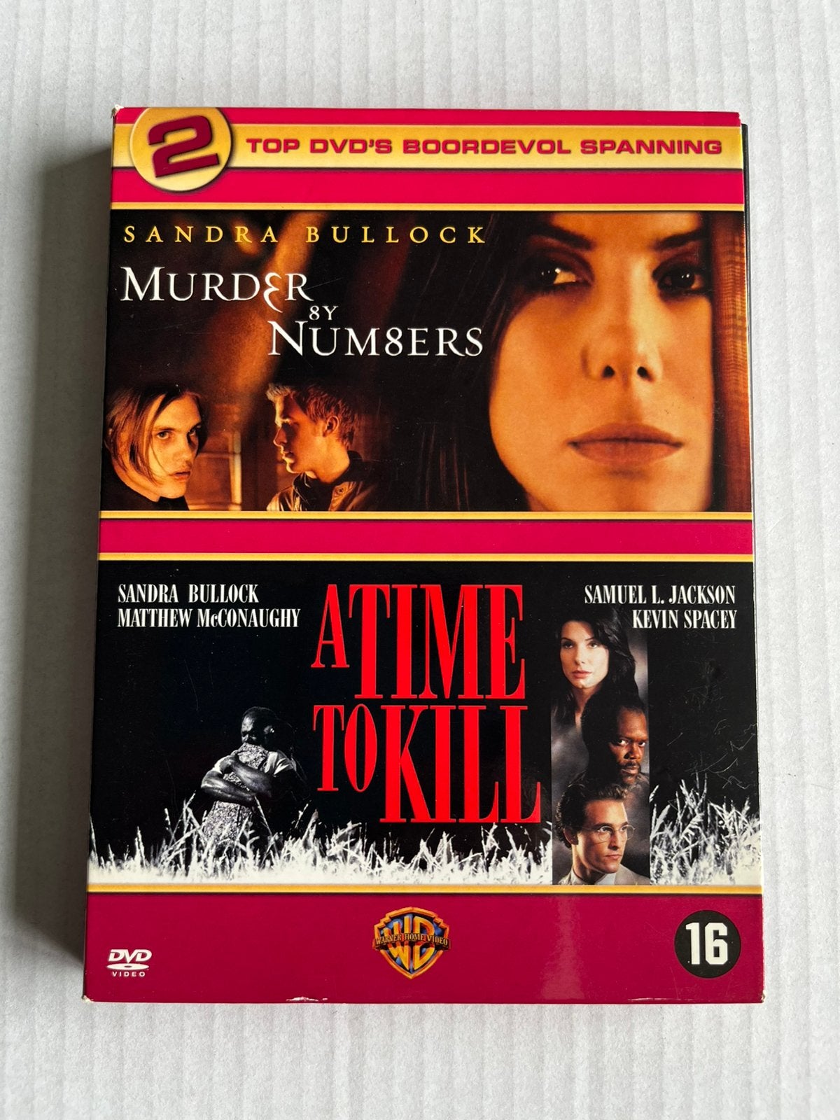 Murder by Numbers & A Time to Kill (DVD), Vanaf 16 jaar, Ophalen of Verzenden, Gebruikt, Actiethriller