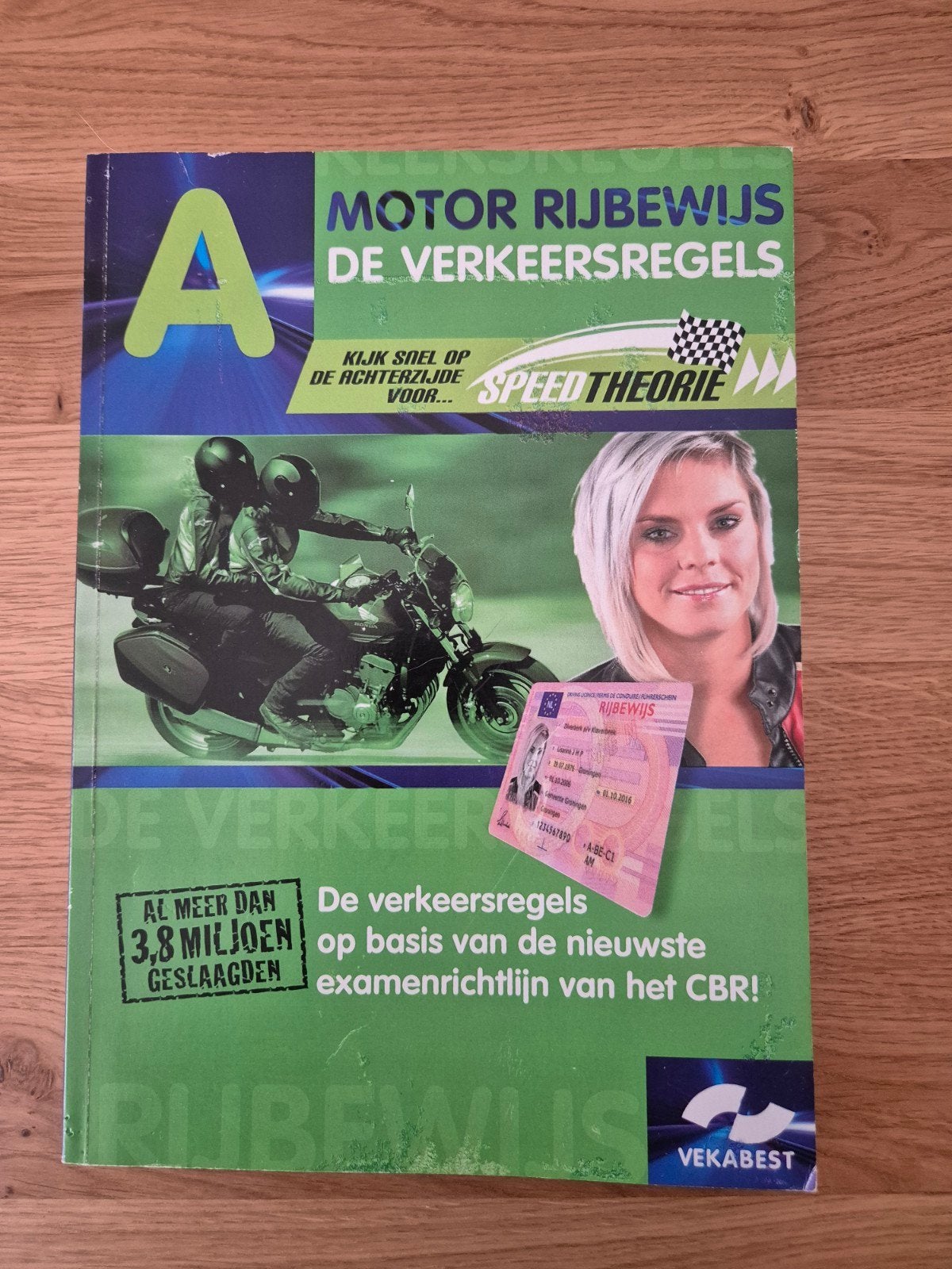 Motor Rijbewijs Theorieboek - Speed Theorie, Ophalen of Verzenden, Zo goed als nieuw, Overige onderwerpen, Vekabest