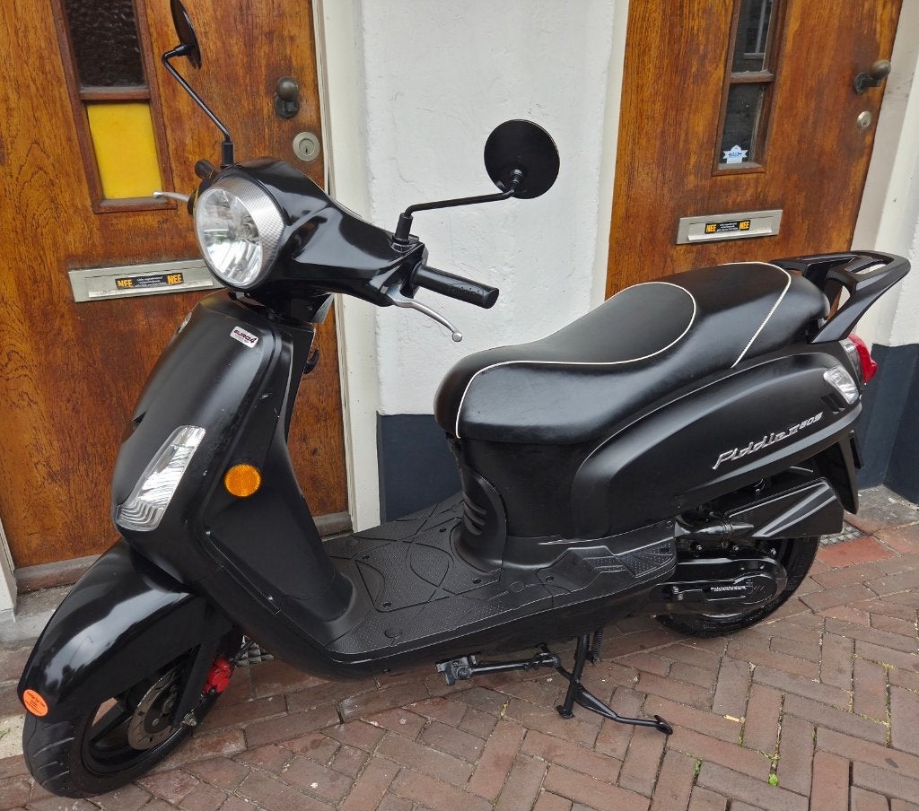 Sym Fiddle matblack/black 2020, 7667 km bij Scooterforyou,, Ophalen, Gebruikt, Overige modellen, Maximaal 45 km/u