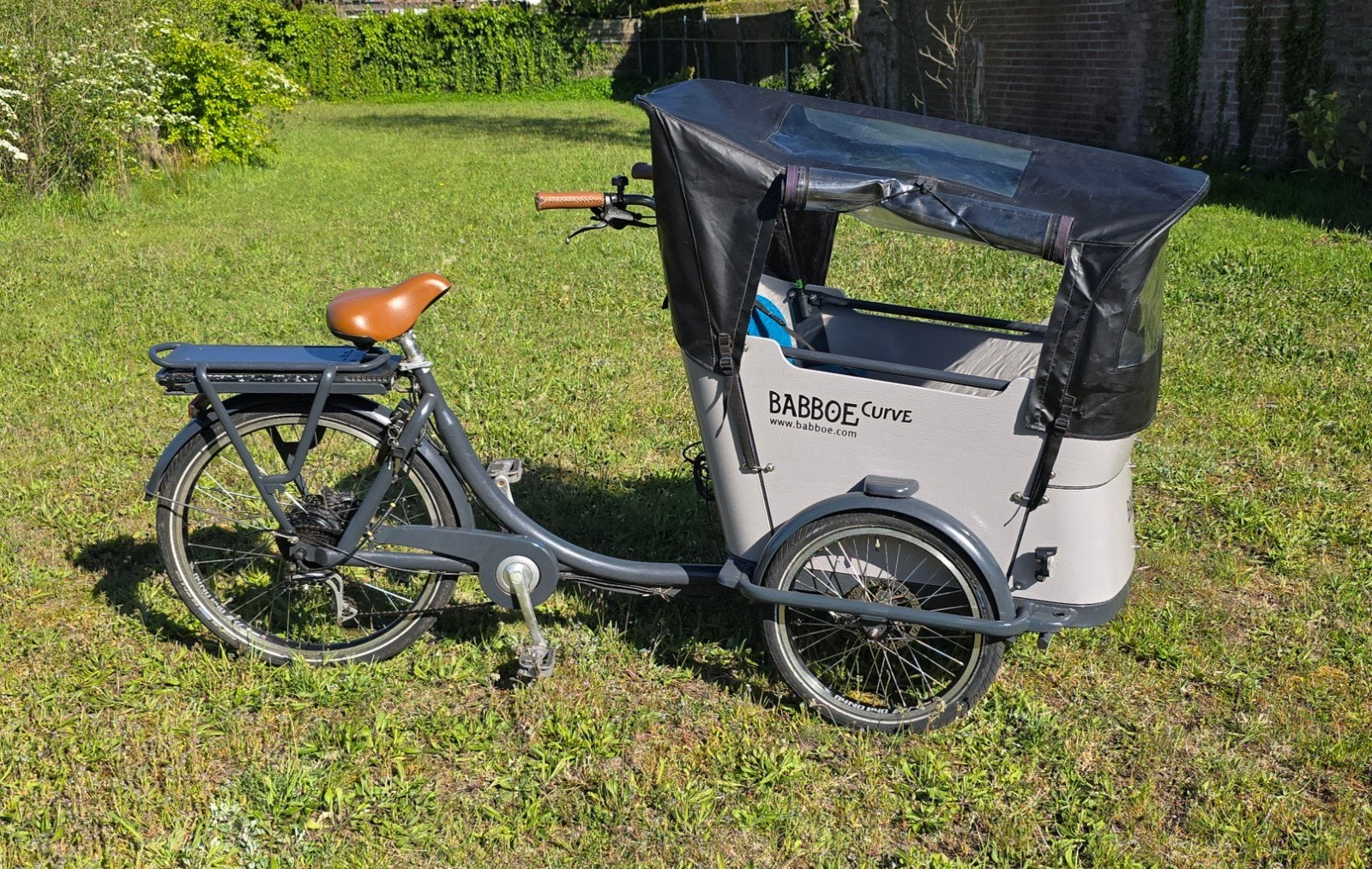 Hele mooie elektrische Babboe Curve bakfiets, Fietsen en Brommers, Fietsen | Bakfietsen, Ophalen, Zo goed als nieuw, 4 kinderen of meer