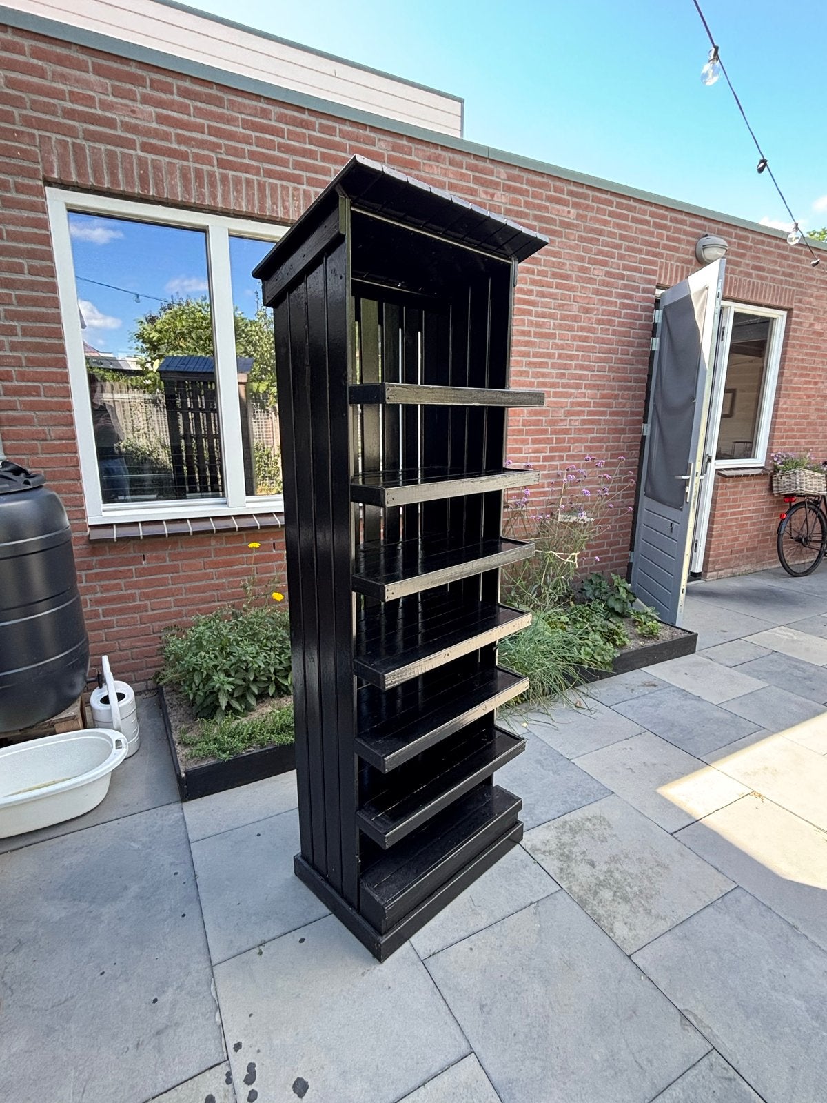 Zwart houten kastje, Ophalen, Gebruikt