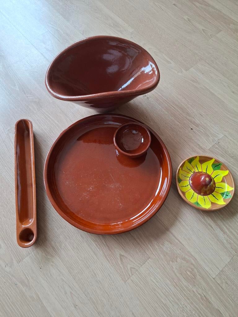 Aardewerk Tapas set, Ophalen of Verzenden