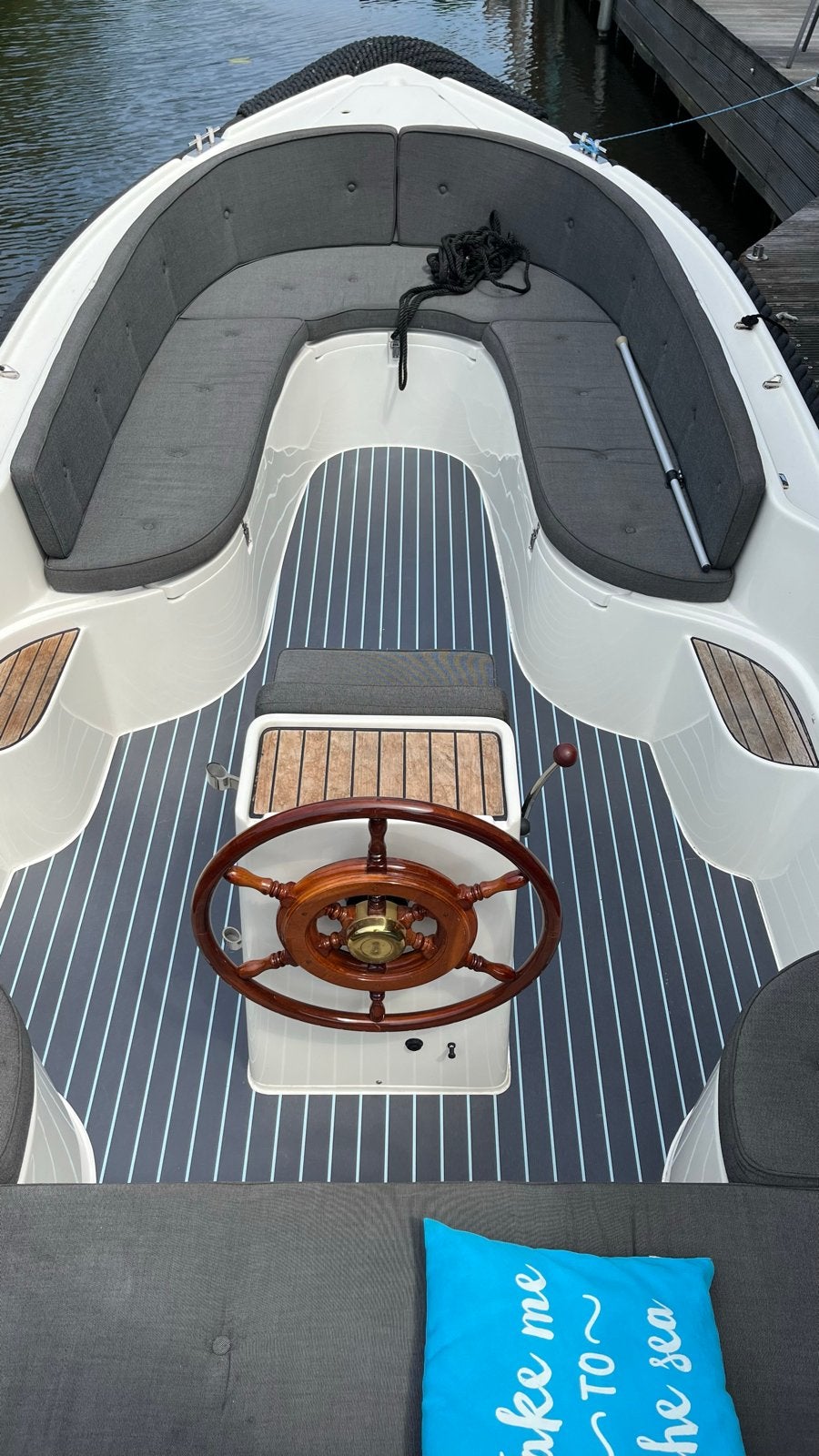 Oudhuijzer 575 Luxury Sloep met 25 PK motor en afdekzeil, Watersport en Boten, Overige merken, Afdekzeil, Buitenboordmotor, Sloep