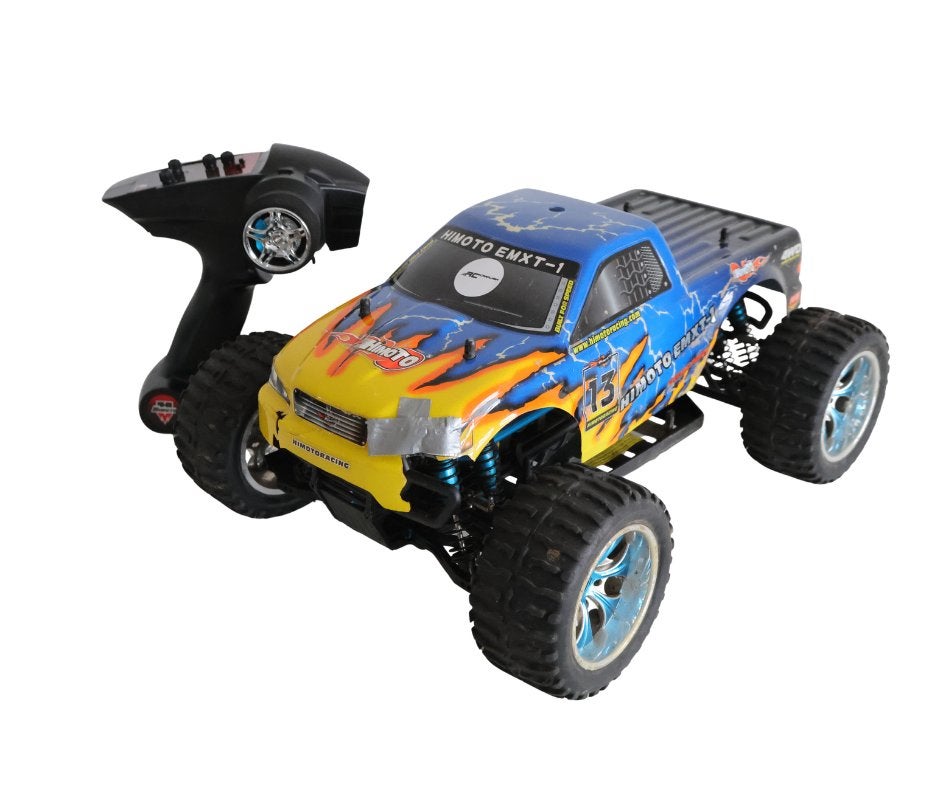 Himoto EMXT-1 Monstertruck 1/10 rc auto, Hobby en Vrije tijd, Elektro, Gebruikt, Auto offroad, Ophalen of Verzenden