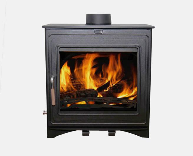 Stalen Houtkachel | Model K08W (8 KW), Niet ingevuld, Niet ingevuld, Ophalen of Verzenden, Vrijstaand