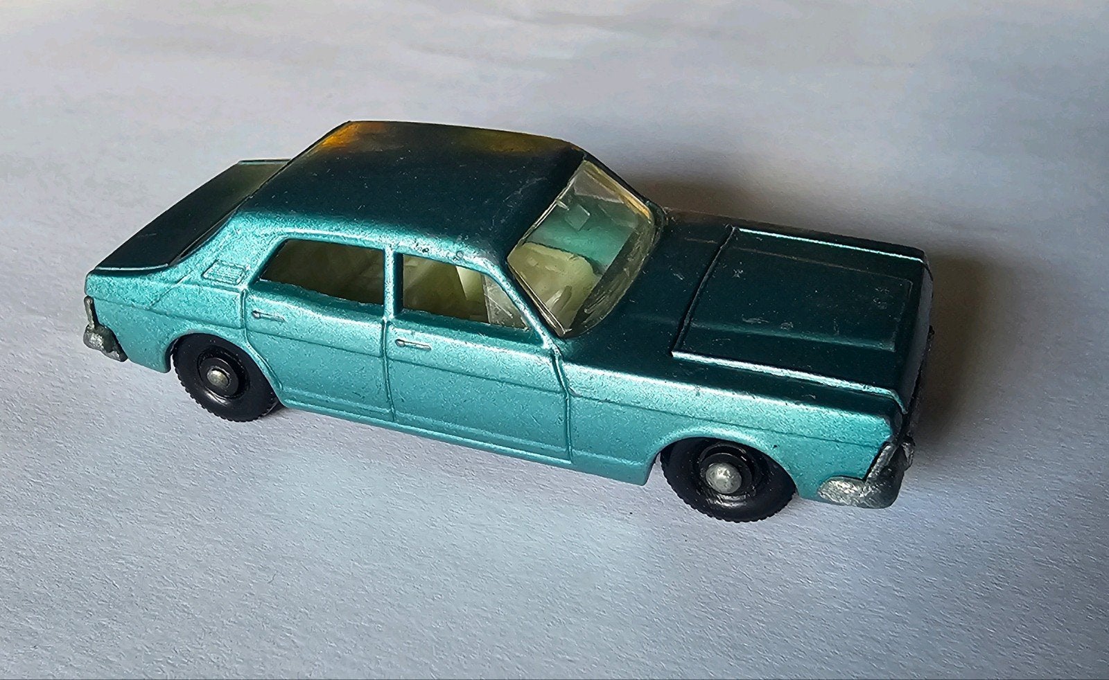 Modelauto - Matchbox Series No. 53 Ford Zodiac MK IV vintage, Ophalen of Verzenden, Gebruikt, Auto