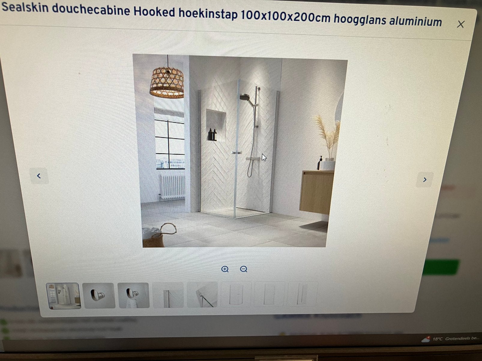 Mooie douche cabine te koop, Doe-het-zelf en Verbouw, Sanitair, Ophalen, Zo goed als nieuw, Douche
