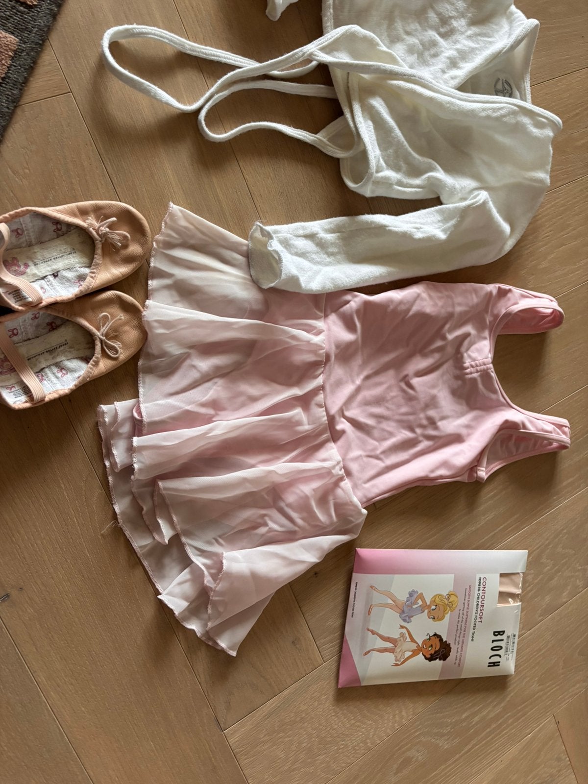 Balletpakje dansacker compleet set 98/104, Ophalen of Verzenden, Zo goed als nieuw, Kleding