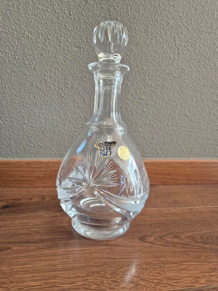 Kristallen karaf - Sklo Bohemia, Antiek en Kunst, Antiek | Glas en Kristal, Ophalen