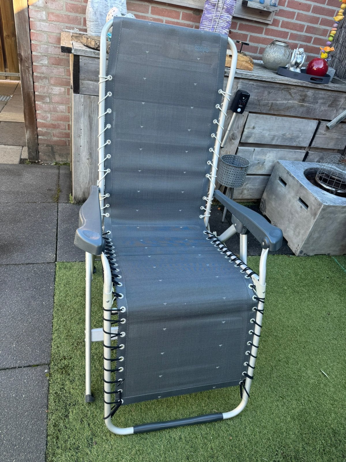 Crespo relaxstoel, Tuin en Terras, Ophalen, Zo goed als nieuw, Inklapbaar