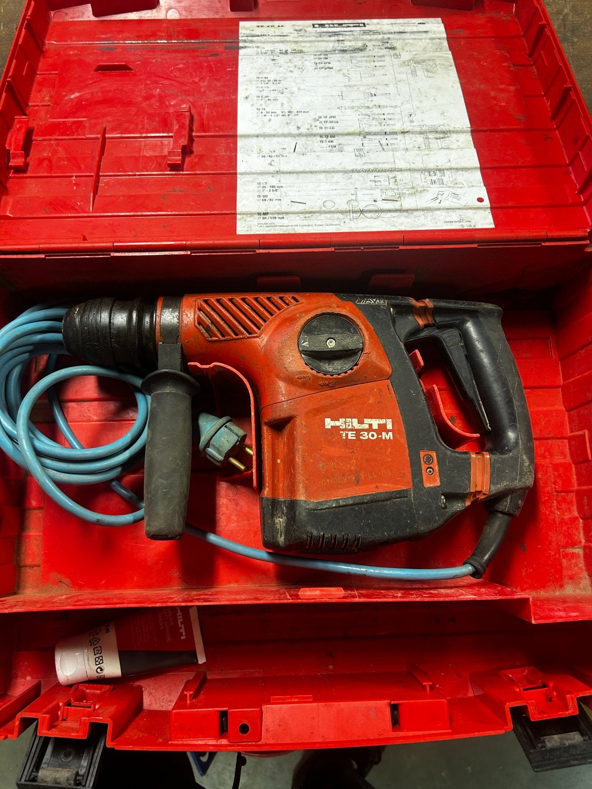 Hilti TE 30-M Boorhamer in goede staat, Boor- en/of Breekhamer, Ophalen of Verzenden, Klopboormechanisme, Gebruikt