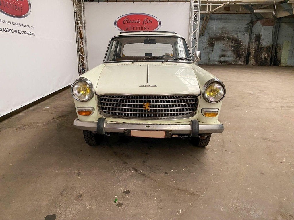 Peugeot 404   - ONLINE AUCTION, Auto's, Wit, Bedrijf, Handgeschakeld, Peugeot