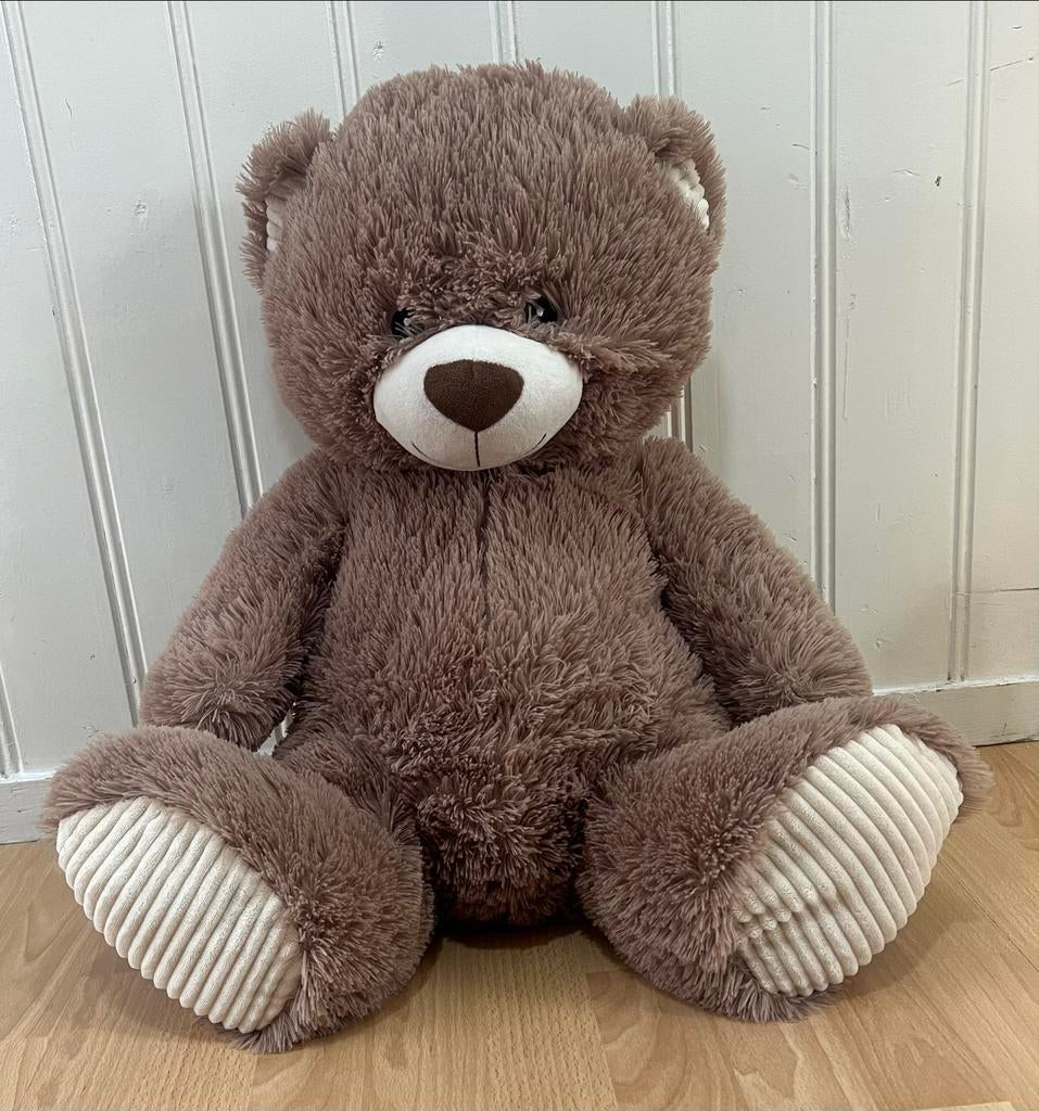 Grote zachte bruine teddybeer (nieuw), Verzamelen, Ophalen of Verzenden, Nieuw