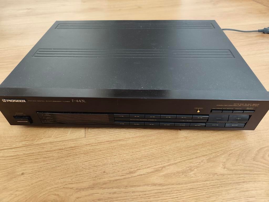 Pioneer F-443L FM/AM Digitale Synthesizer Tuner, Audio, Tv en Foto, Tuners, Ophalen of Verzenden, Gebruikt, Analoog