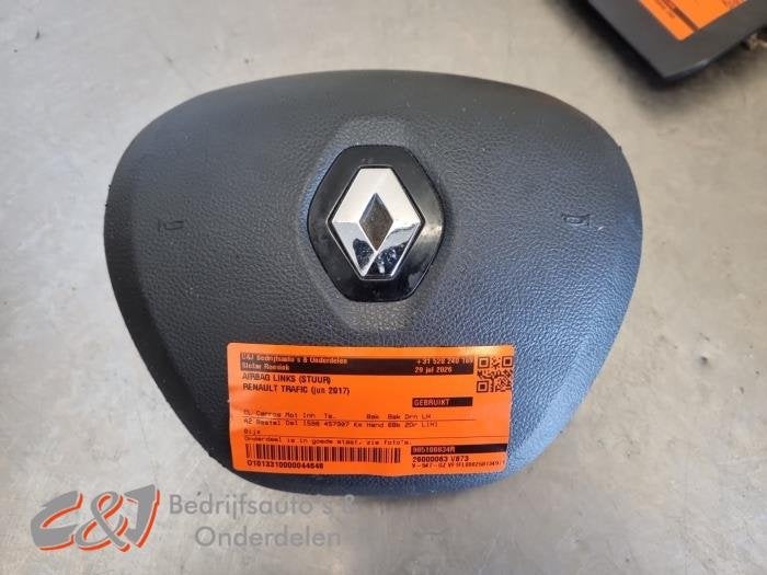 Airbag links (Stuur) van een Renault Trafic