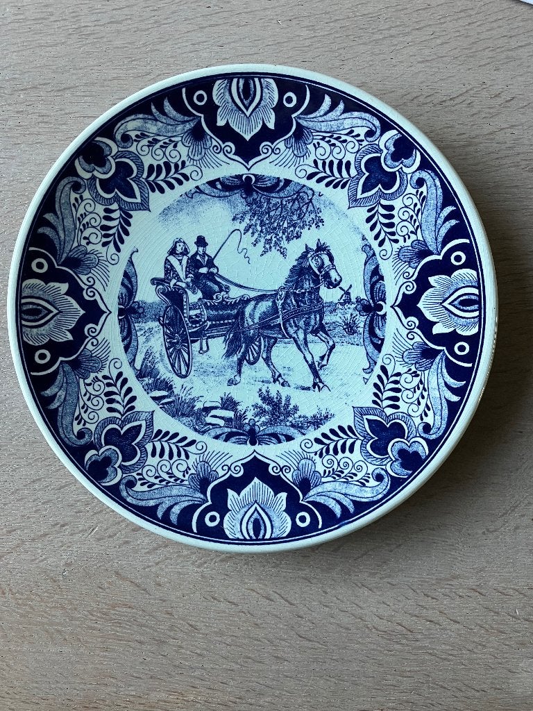 Wandbord Delfs Blauw Friese sjees, Antiek en Kunst, Ophalen of Verzenden