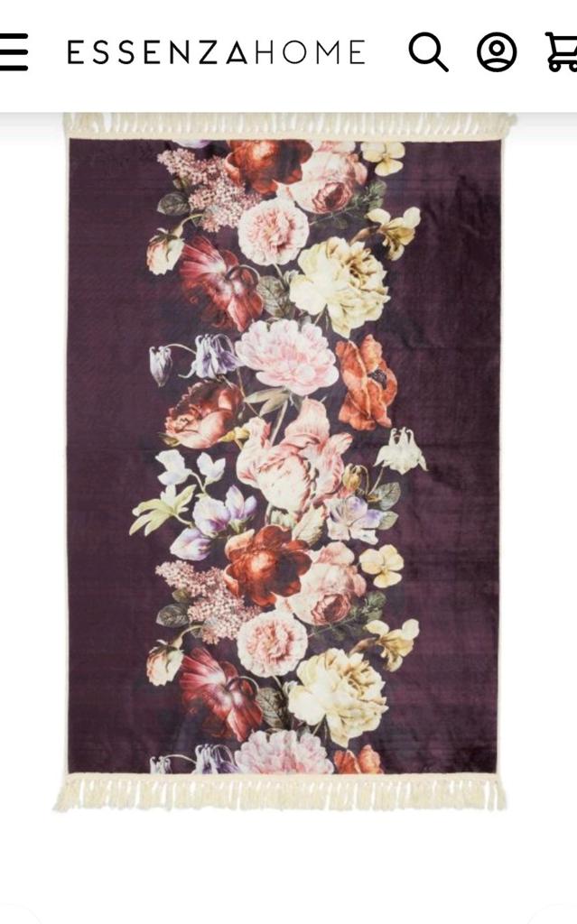 3 Essenza Cherry Anneclaire vloerkleden zgan, Ophalen of Verzenden, Zo goed als nieuw, Rechthoekig