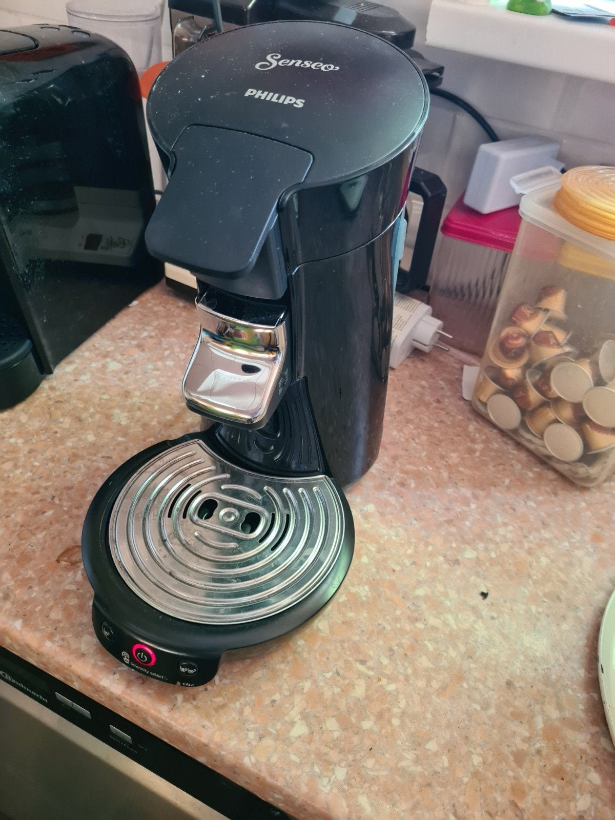 Philips Senseo Original Koffiepadmachine Zwart, Gebruikt, Koffiemachine, Ophalen of Verzenden, 1 kopje