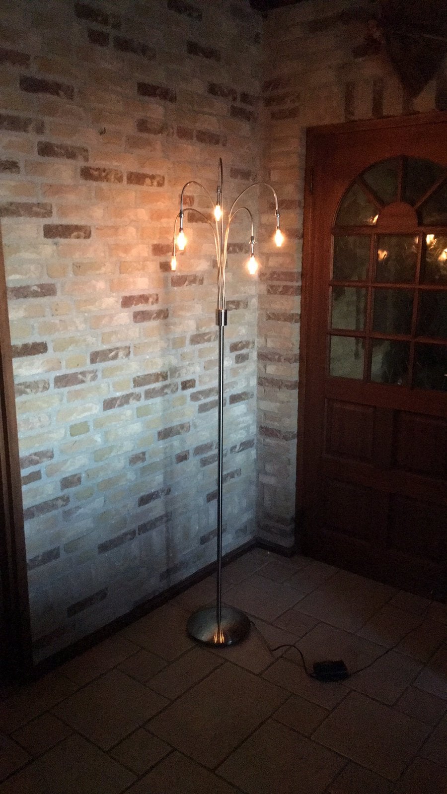 Staande lamp, Huis en Inrichting, Lampen | Vloerlampen, Ophalen, Zo goed als nieuw